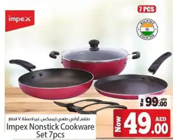 Kenz Hypermarket Impex Nonstick Cookware Set 7pcs offer