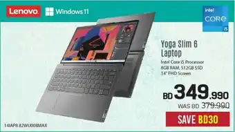 Sharaf DG Lenovo Yoga Slim 6 Laptop offer