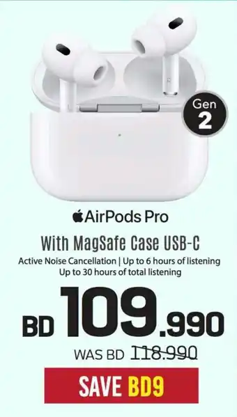 Sharaf DG AirPods Pro With MagSafe Case USB-C offer