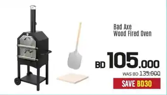 Sharaf DG Bad Axe Wood Fired Oven offer