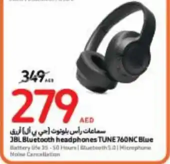 Carrefour JBL Bluetooth headphones TUNE 760NC Blue offer