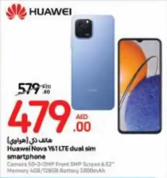 Carrefour Huawei Nova Y61 LTE dual sim smartphone offer