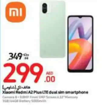 Carrefour Xiaomi Redmi A2 Plus LTE dual sim smartphone offer