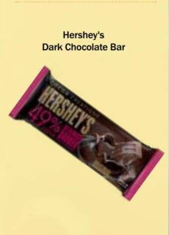 Choithrams Hershey's Dark Chocolate Bar offer