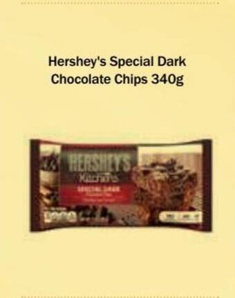 Choithrams Hershey's Special Dark Chocolate Chips 340g offer