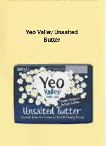 Choithrams Yeo Valley Unsalted Butter offer