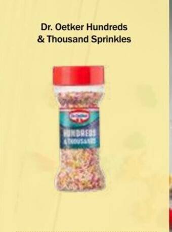 Choithrams Dr. Oetker Hundreds & Thousand Sprinkles offer