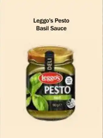 Choithrams Leggo's Pesto Basil Sauce offer