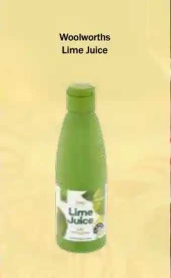 Choithrams Woolworths Lime Juice offer