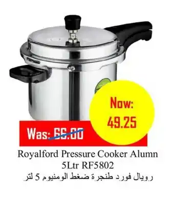 Royalford Pressure Cooker Alumn 5Ltr RF5802
