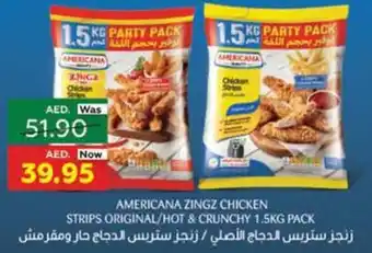 Earth Supermarket AMERICANA ZINGZ CHICKEN STRIPS ORIGINAL/HOT & CRUNCHY 1.5KG PACK offer