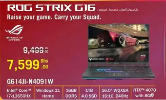 E City ROG STRIX G16 Raise your game. Carry your Squad. offer