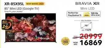 E City BRAVIA XR 85" Mini LED (Google TV) offer