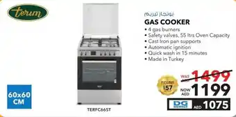 E City terim GAS COOKER TERFC66ST offer