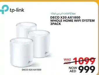 E City tp-link DECO X20 AX1800 WHOLE HOME WIFI SYSTEM 3PACK offer