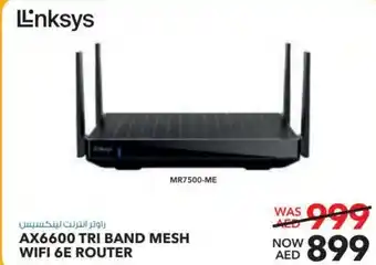 E City AX6600 TRI BAND MESH WIFI 6E ROUTER offer