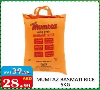 United Hypermarket MUMTAZ BASMATI RICE 5kg offer