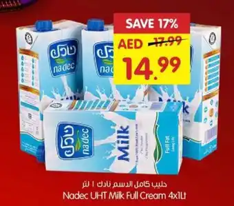 Gala Supermarket Nadec UHT Milk Full Cream 4 x 1Lt offer