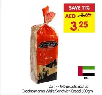 Gala Supermarket Gracias Mama White Sandwich Bread 600gm offer