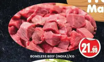 Al Madina BONELESS BEEF (INDIA)/KG offer