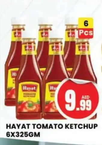 Al Madina HAYAT TOMATO KETCHUP 6 x 325gm offer