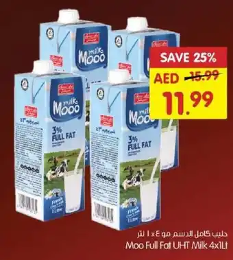 Gala Supermarket Moo Full Fat UHT Milk 4x1Lt offer