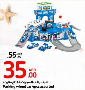 Carrefour Parking wheel car 4pcs assorted offer