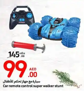 Carrefour Car remote control super walker stunt offer