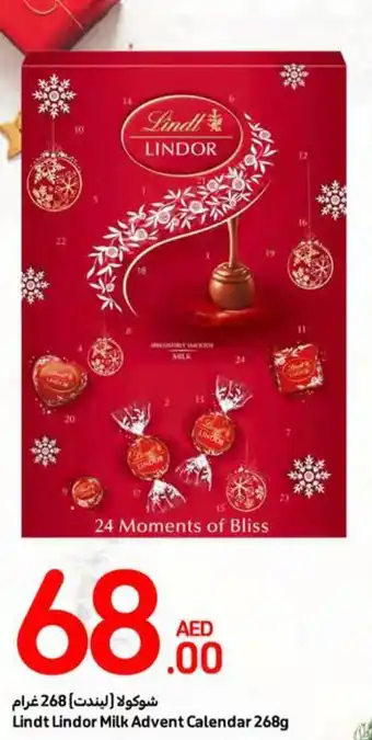 Carrefour Lindt Lindor Milk Advent Calendar 268g offer