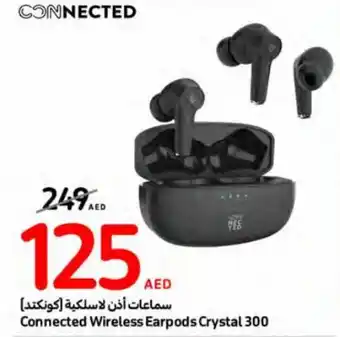 Carrefour Connected Wireless Earpods Crystal 300 offer
