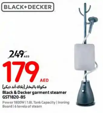 Carrefour Black & Decker garment steamer GST1820-B5 offer