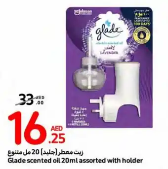 Carrefour Glade scented oil 20ml assorted with holder offer