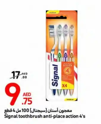 Carrefour Signal toothbrush anti-place action 4's offer