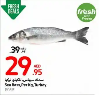 Carrefour Sea Bass, Per Kg, Turkey offer