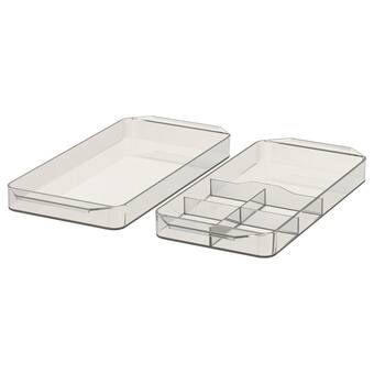Ikea Godmorgon storage unit, set of 2, smoked offer