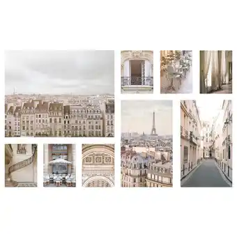 Ikea Grönby picture, set of 9, city tour, 179x112 cm offer