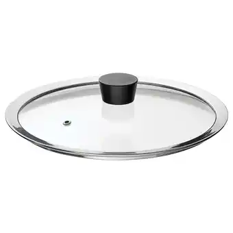 Ikea Klockren pan lid, glass, 25 cm offer