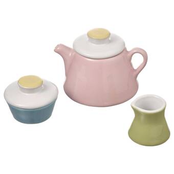 Ikea Duktig 3-piece tea playset, mixed colours offer