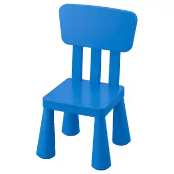 Ikea Mammut children's chair, in/outdoor/blue offer