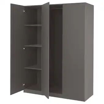 Ikea Pax / forsand wardrobe combination, dark grey/dark grey, 150x60x201 cm offer