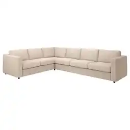Ikea Vimle cvr crnr sofa-bed 5-seat w chs lng, hallarp beige offer
