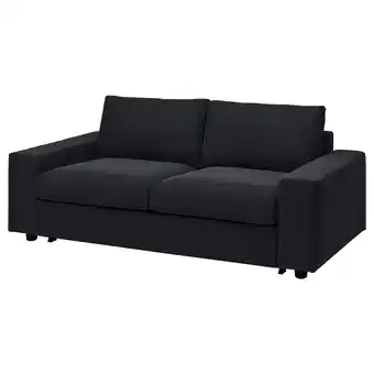 Ikea Vimle cover for 2-seat sofa-bed, with wide armrests/saxemara black-blue offer
