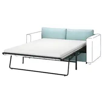 Ikea Vimle cover for 2-seat sofa-bed section, saxemara light blue offer