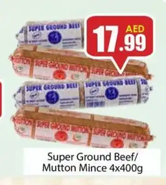 Amber Super Ground Beef/ Mutton Mince 4x400g offer