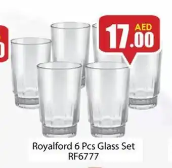 Royalford 6 Pcs Glass Set RF6777