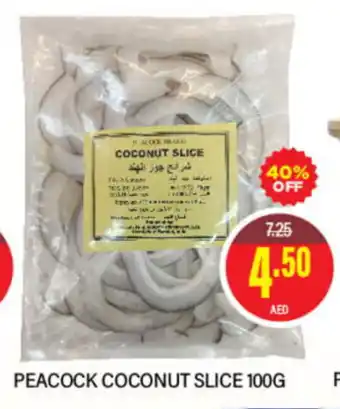 Al Adil PEACOCK COCONUT SLICE 100G offer