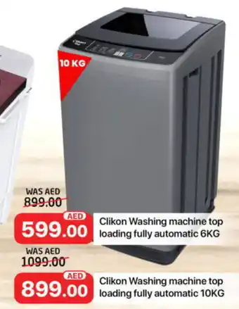 Al Madina Hypermarket Clikon Washing machine top loading fully automatic 6KG offer