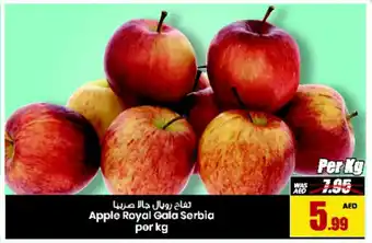 Armed forces cooperative society Apple Royal Gala Serbia per kg offer
