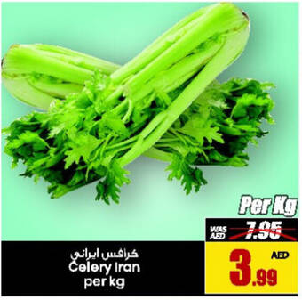 Armed forces cooperative society Celery Iran per kg offer