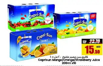 Armed forces cooperative society Caprisun Mango/Orange/Strawberry Juice 200ml x10 offer